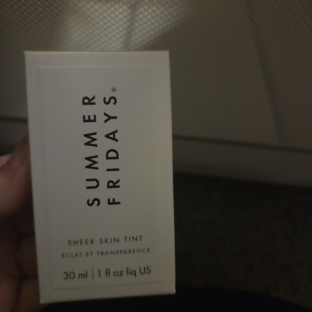 Summer fridays sheer skin tint
